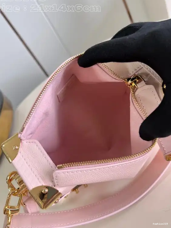Side LOUIS Trunk PM-21*14*6CM VUITTON 0420